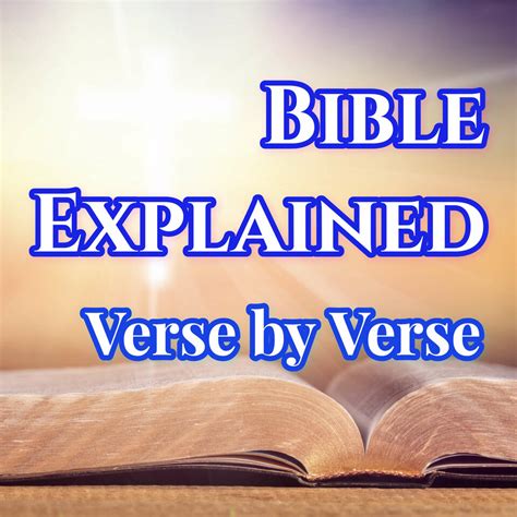 bible explained verse by verse.